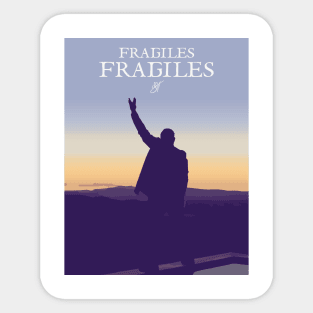 Jhoni The Voice "Fragiles" Song Tee Sticker